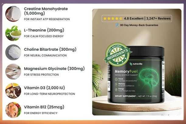 Memory Fuel - Delivers gentle, stimulant-free brain support